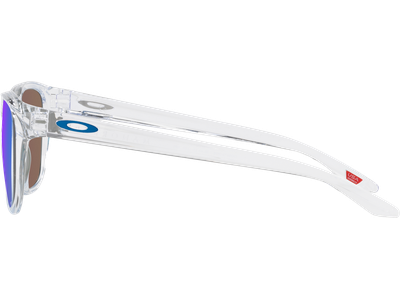 Sonnenbrille Oakley Manorburn Polished Clear / Prizm Sapphire Seitenansicht