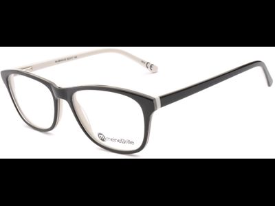 meineBrille 04-69040-02, Schwarz/Creme links