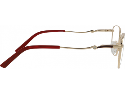 meineBrille Brille Damen meineBrille 04-40120-01, Gold/Weinrot Ansicht 3