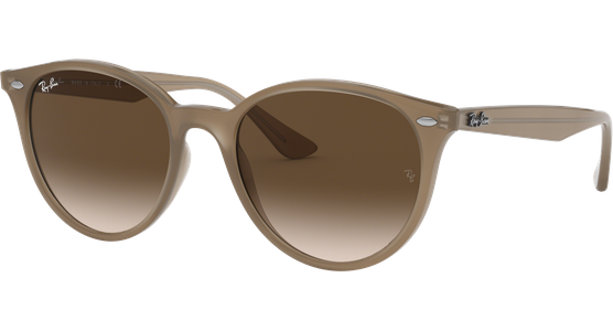 Sonnenbrille Ray-Ban RB4305 Glänzend Beige / Verlauf Braun Seitenansicht - Ansicht 3