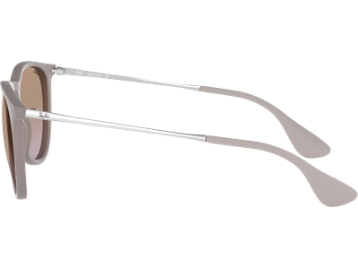 Sonnenbrille Ray-Ban RB4171 Erika Classic Matt Dark Sand / Verlauf Braun-Violett  Seitenansicht