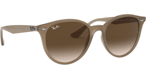 Sonnenbrille Ray-Ban RB4305 Glänzend Beige / Verlauf Braun Seitenansicht - Ansicht 5