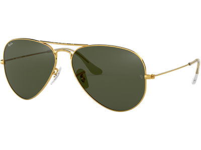 Ray-Ban Sonnenbrille Unisex Ray-Ban RB3025 Aviator Classic Glänzend Gold / Grün L0205 58 Ansicht 5