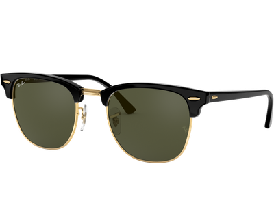 Ray-Ban Sonnenbrille Unisex Ray-Ban RB3016 Clubmaster Classic Glänzend Schwarz / Grün W0365 51 Ansicht 5
