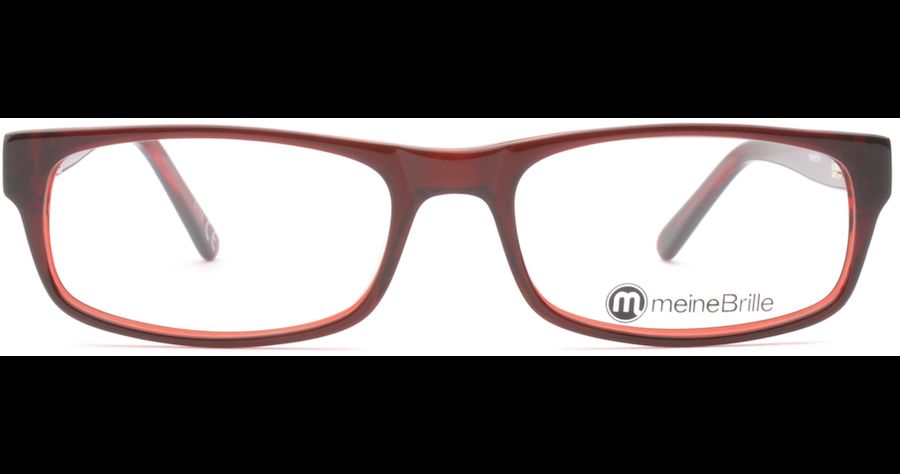 meineBrille 04-69220-01, Braun/Rot front