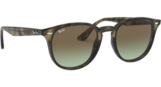 Sonnenbrille Ray-Ban RB4259 Glänzend Havanna Grau / Verlauf Braun Seitenansicht - Ansicht 5