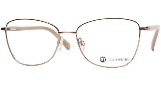 meineBrille 04-06030-03, Kupfergold/Perlgrau Links - Ansicht 3