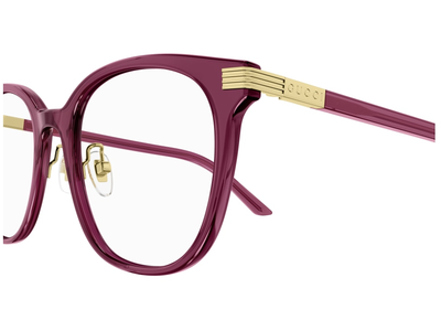 Gucci Brille Damen Gucci GG1453OK 53 Rot Ansicht 3
