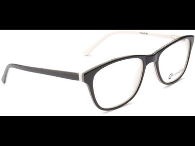meineBrille 04-69040-02, Schwarz/Creme rechts