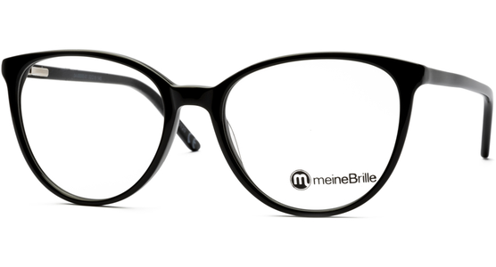 meineBrille 04-06000-01, Schwarz links - Ansicht 3
