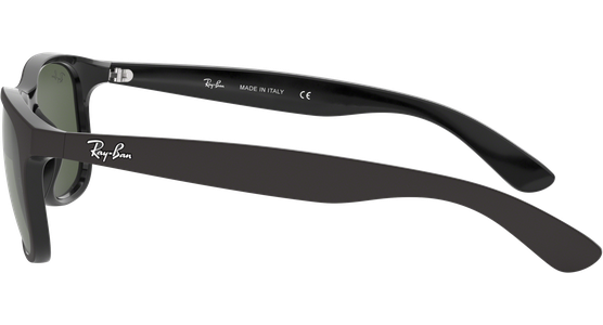 Sonnenbrille Ray-Ban RB4202 Andy Matt Schwarz / Grün Seitenansicht - Ansicht 4
