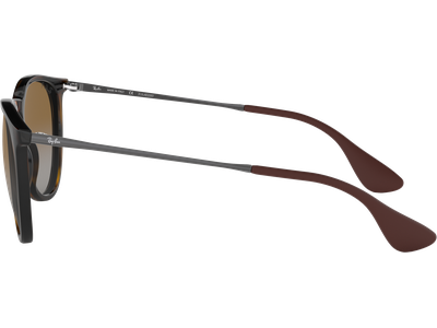 Sonnenbrille Ray-Ban RB4171 Erika Classic Glänzend Hellhavanna / Verlauf Braun Seitenansicht