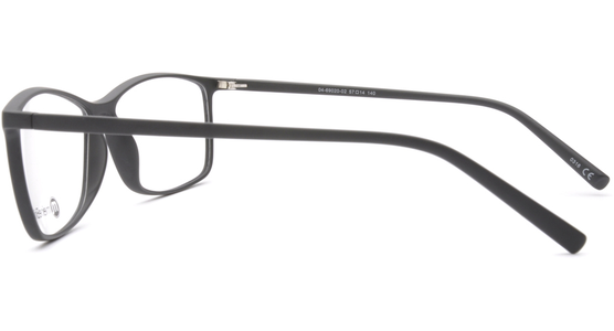 meineBrille 04-69020-02, Schwarz Matt seite - Ansicht 3