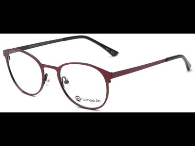 meineBrille 04-79000-01, Rot/Schwarz Matt links