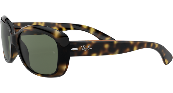 Ray-Ban RB4101 Jackie Ohh Glänzend Hellhavanna / Grün 710 58 - Ansicht 7