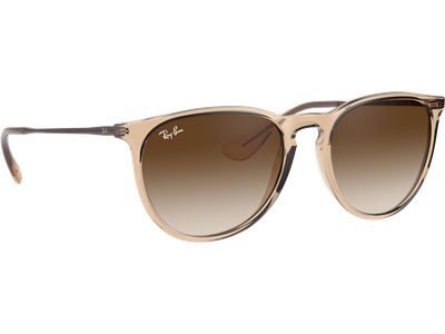 Sonnenbrille Ray-Ban RB4171 Erika Color Mix Glänzend Braun Transparent / Verlauf Braun