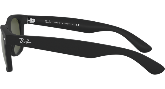 Ray-Ban RB2132 New Wayfarer Classic Matt Schwarz / Grün 622 55 - Ansicht 8