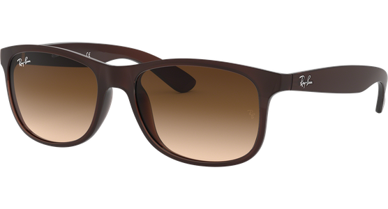 Sonnenbrille Ray-Ban RB4202 Andy Matt Braun / Verlauf Braun Seitenansicht - Ansicht 3