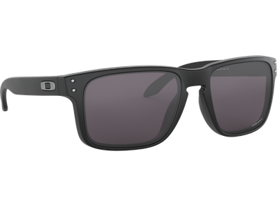 Sportbrille Oakley Holbrook Matte Black / Prizm Grey Seitenansicht