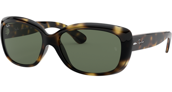 Sonnenbrille Ray-Ban RB4101 Jackie Ohh Glänzend Hellhavanna / Grün  Seitenansicht - Ansicht 3