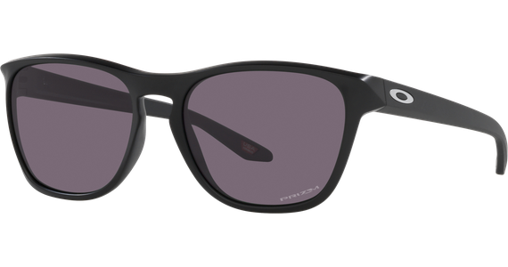 Sonnenbrille Oakley Manorburn Matte Black / Prizm Grey Seitenansicht - Ansicht 3