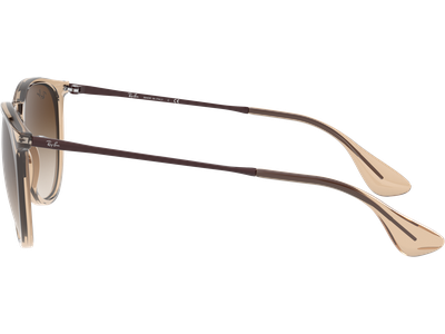 Sonnenbrille Ray-Ban RB4171 Erika Color Mix Glänzend Braun Transparent / Verlauf Braun