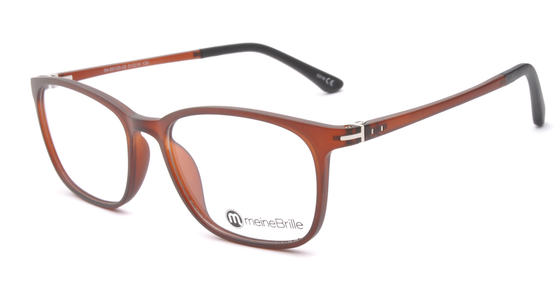 meineBrille 04-69120-02, Dunkel Braun Matt links - Ansicht 5