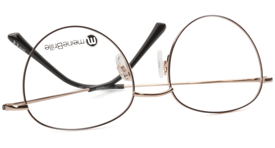 meineBrille 04-96090-02, Braun Matt/Gold Glänzend umgedreht - Ansicht 7