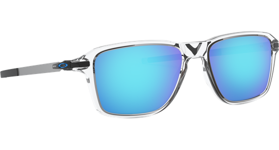 Sportbrille Oakley Wheel House Polished Clear Prizm Sapphire Seitenansicht - Ansicht 5