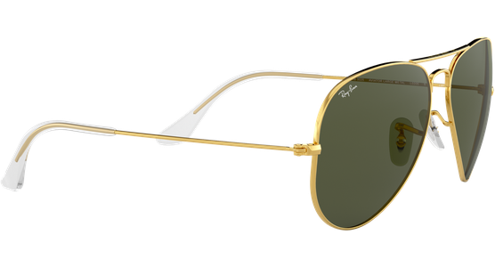 Ray-Ban RB3025 Aviator Classic Glänzend Gold / Grün L0205 58 - Ansicht 15