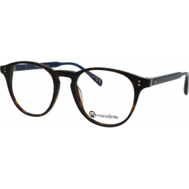 meineBrille Brille Unisex meineBrille 04-30070-02, Havanna/Dunkelblau
