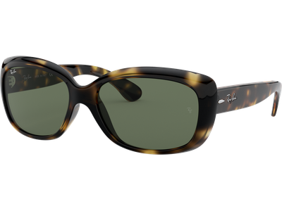 Sonnenbrille Ray-Ban RB4101 Jackie Ohh Glänzend Hellhavanna / Grün  Seitenansicht