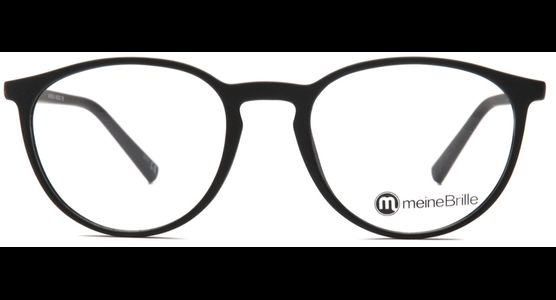 meineBrille 04-79010-01, Schwarz Matt front - Ansicht 2