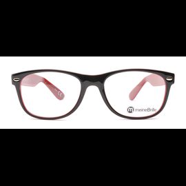 meineBrille 04-69150-02, Schwarz/Rot front