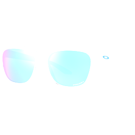 Sonnenbrille Oakley Manorburn Polished Clear / Prizm Sapphire Seitenansicht