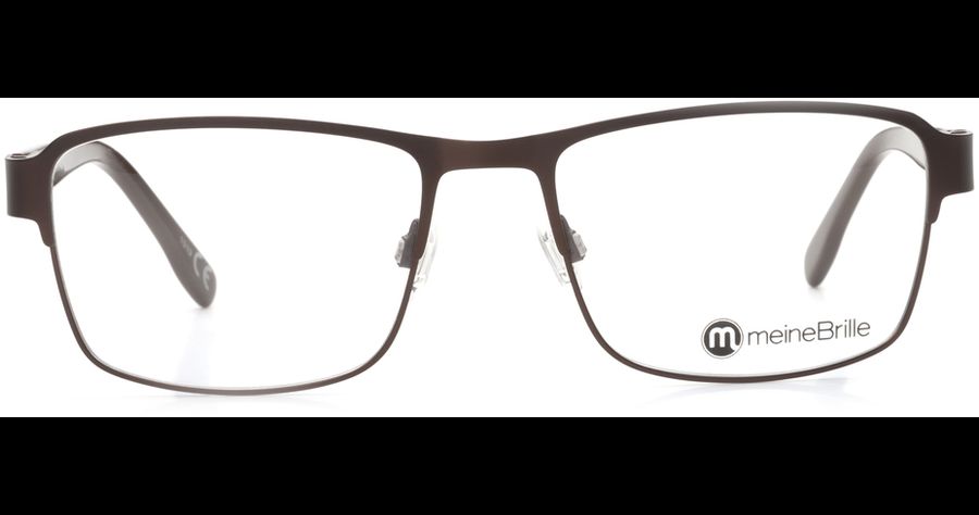 meineBrille 04-96010-02, Dunkel Braun Matt front