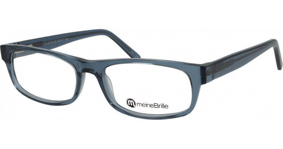 meineBrille Brille Unisex meineBrille 04-40140-02, Blau transparent Ansicht 1