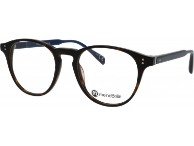 meineBrille Brille Unisex meineBrille 04-30070-02, Havanna/Dunkelblau Ansicht 2