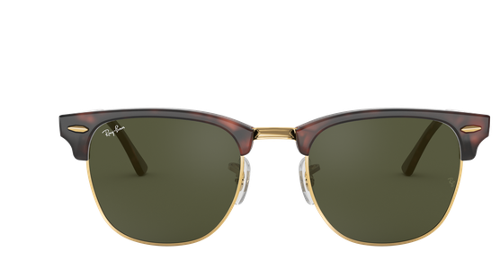 Ray-Ban RB3016 Clubmaster Classic Glänzend Tortoise / Grün W0366 51 - Ansicht 17