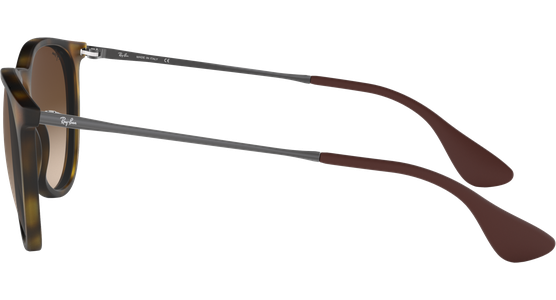 Sonnenbrille Ray-Ban RB4171 Erika Classic Matt Havanna / Verlauf Braun Seitenansicht - Ansicht 4