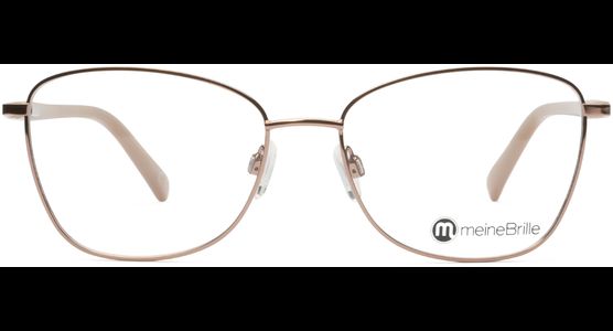 meineBrille 04-06030-03, Kupfergold/Perlgrau Front - Ansicht 2