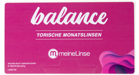 meineLinse balance torische Monatslinsen 6er - Ansicht 2