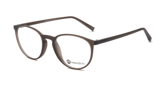 meineBrille 04-79010-02, Erdbraun Matt links - Ansicht 3