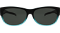 SunRay 06-00320-02 Überbrille, Schwarz/Türkis matt