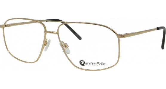 meineBrille 04-20190-02 Gold glänzend Schrägansicht links - Ansicht 3