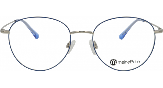 meineBrille 04-96090-05, Blau/Silber glänzend - Ansicht 5