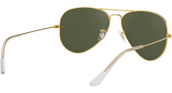 Ray-Ban RB3025 Aviator Classic Glänzend Gold / Grün L0205 58 - Ansicht 12