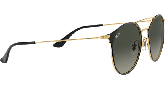 Ray-Ban RB3546 Glänzend Schwarz / Verlauf Grau 187/71 52 - Ansicht 13