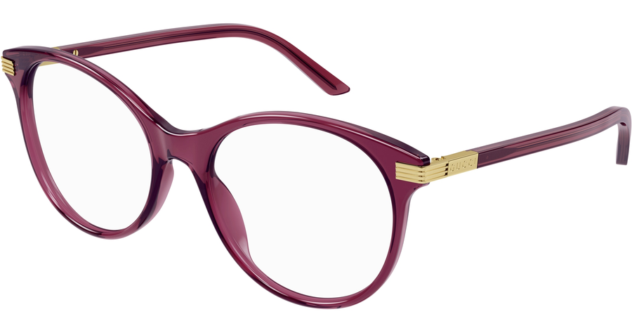 Gucci Brille Damen Gucci GG1450O Rot/Gold Ansicht 1