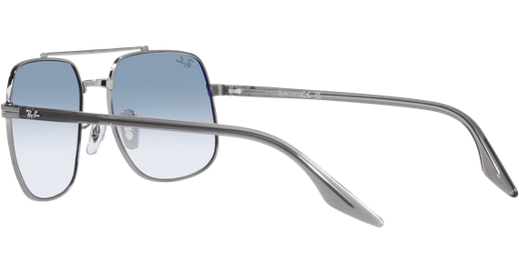 Ray-Ban RB3699 004/3F Glänzendes Gunmetal/Blau - Ansicht 5